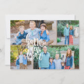 ニュートラモダンル・ミニマリスト7写真新年 シーズンカード (正面)