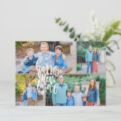 ニュートラモダンル・ミニマリスト7写真新年 シーズンカード (スタンド正面)