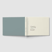 ニュートラモダンル・ミニマ結婚リスト ゲストブック (全面)