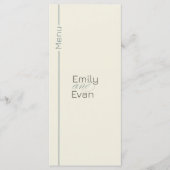 ニュートラモダンル・ミニマ結婚リスト メニュー (正面)