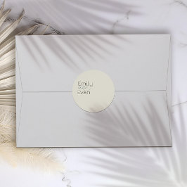 ニュートラモダンル・ミニマ結婚リスト ラウンドシール