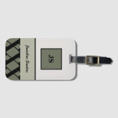 ニュートラモノグラムのル男らしトンの荷物タグ ラゲッジタグ (正面横)