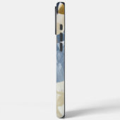 ニュートラルとアースカラーの抽象的なブラシストローク Case-Mate iPhoneケース (裏面 / 左)