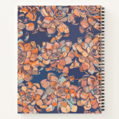 ニュートラルと海軍自然の名前の秋の植物学 ノートブック (裏面)