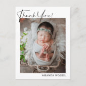 ニュートラルなベビー写真ポストカード ポストカード (正面)