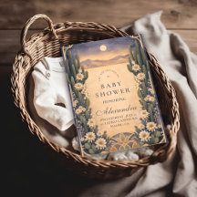 ニュートラルな南西部 カクタス ボタニカル ベイビー シャワー