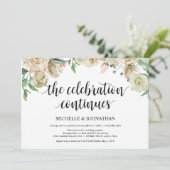 ニュートラルな春の挙式受付招待状カード 招待状 (スタンド正面)