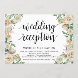 ニュートラルな春の結婚式の招待状 招待状