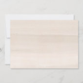 ニュートラルな春の結婚式の招待状 招待状 (裏面)