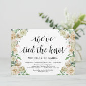 ニュートラルな春の駆け落ち式招待状 招待状 (スタンド正面)