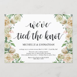 ニュートラルな春の駆け落ち式招待状 招待状