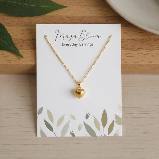 ニュートラルな緑の葉の足跡アート