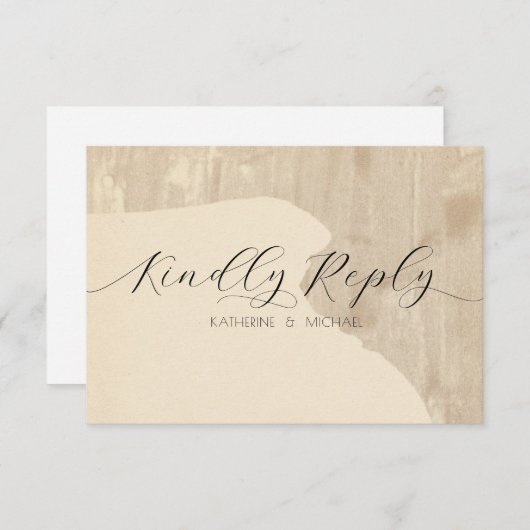 ニュートラルな美観 出欠カード (正面/裏面)