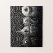 ニュートラルな色の生き物 ジグソーパズル (縦)