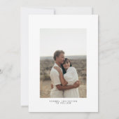 ニュートラルな色合いのセイヴ・ザ・デートカード 招待状 (裏面)
