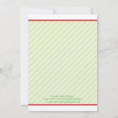 ニュートラルは|の冬のベビーシャワーの招待状を結び付けます 招待状 (裏面)