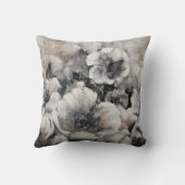 ニュートラルアンドパステルポピー花模様ズバイアヴァ クッション (裏面)