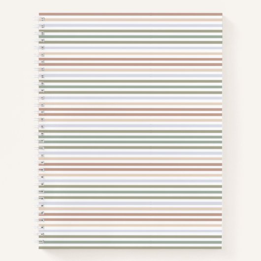 ニュートラルアースのトーン ノートブック (正面)