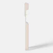 ニュートラルアーストーンと名前とモノグラムイニシャル iPhoneケース (左側面)