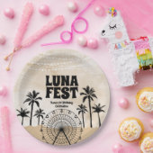 ニュートラルアースートーンミュージックフェスティバル ペーパープレート (パーティー)