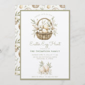 ニュートラルイースターエッグ狩り招待状 招待状 (正面/裏面)
