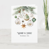 ニュートラルウォーターオーナメント年インレビュー休日 シーズンカード (正面)