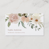 ニュートラルウォーターカラー植物性フローラ 名刺 (正面)