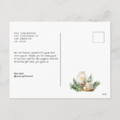 ニュートラルウォーター色のクリスマスボーブル シーズンポストカード (裏面)