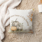 ニュートラルウォームベージュブラウンカスタム クッション (ブランケット)