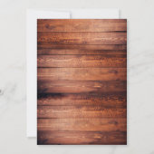 ニュートラルウッドベビーシャワー招待状 招待状 (裏面)