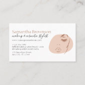 ニュートラルエスティフェミニン顔美しいスキンケア 名刺 (裏面)
