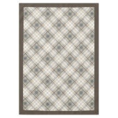 ニュートラルエレガントテーブルクロスクリーン幾何学スタイル テーブルクロス (正面)