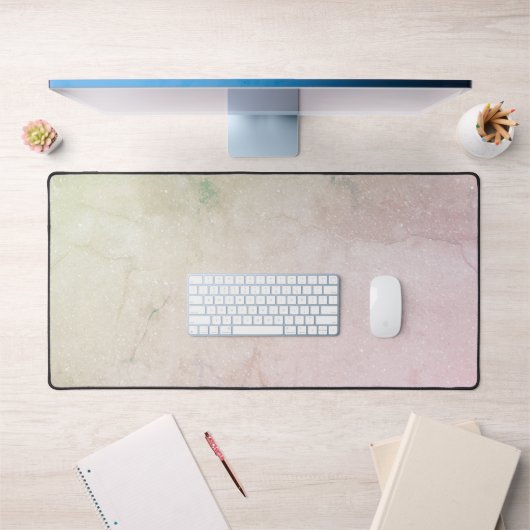 ニュートラルエレガントデスクマット – カスタム大パッド デスクマット (オフィス1)