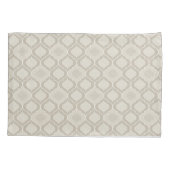 ニュートラルエレガントトーンでのモロッコトレリスのパターン 枕カバー (裏面)