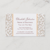 ニュートラルエレガントトーンダマスクフェミニンフローラ 名刺 (裏面)