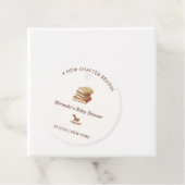 ニュートラルエレガントニューチャプターStorybook Baby Shower フェイバータグ (インサイチュ)