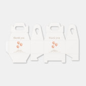 ニュートラルエレガントボホバルーンベビーシャワー フェイバーボックス (折り畳みなし)