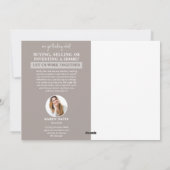 ニュートラルエレガントメリークリスマス不動産仲介業者 シーズンカード (裏面)