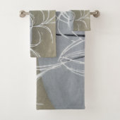 ニュートラルエレガントモダンミニマリスト日本のアート バスタオルセット (インサイチュ)