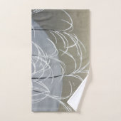 ニュートラルエレガントモダンミニマリスト日本のアート バスタオルセット (ハンドタオル)