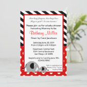 ニュートラルエレファントベビーシャワー招待状 招待状 (スタンド正面)