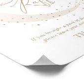 ニュートラルオーバーザムーンベビーシャワーおむつラッフル ポスター (角)