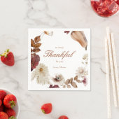 ニュートラルカボチャ水カラー秋ベビーシャワーナプキン スタンダードカクテルナプキン (インサイチュ)