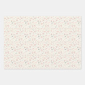 ニュートラルカラーとテーマ ラッピングペーパーシート (正面3)