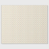 ニュートラルカラークリスマスツリー ラッピングペーパー (フラット)