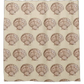 ニュートラルカラーシーシェル シャワーカーテン (正面)