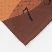 ニュートラルカラーズ月次マイルストーンベビーブランケット フリースブランケット (角)