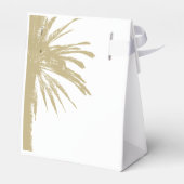 ニュートラルカラーパレットスタイルビーチ結婚式パーティー フェイバーボックス (裏面サイド)