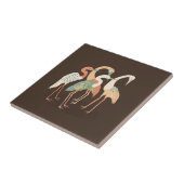 ニュートラルカラーポップ・アートのアートクレーン タイル (側面)