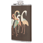 ニュートラルカラーポップ・アートのアートクレーン フラスク (左)